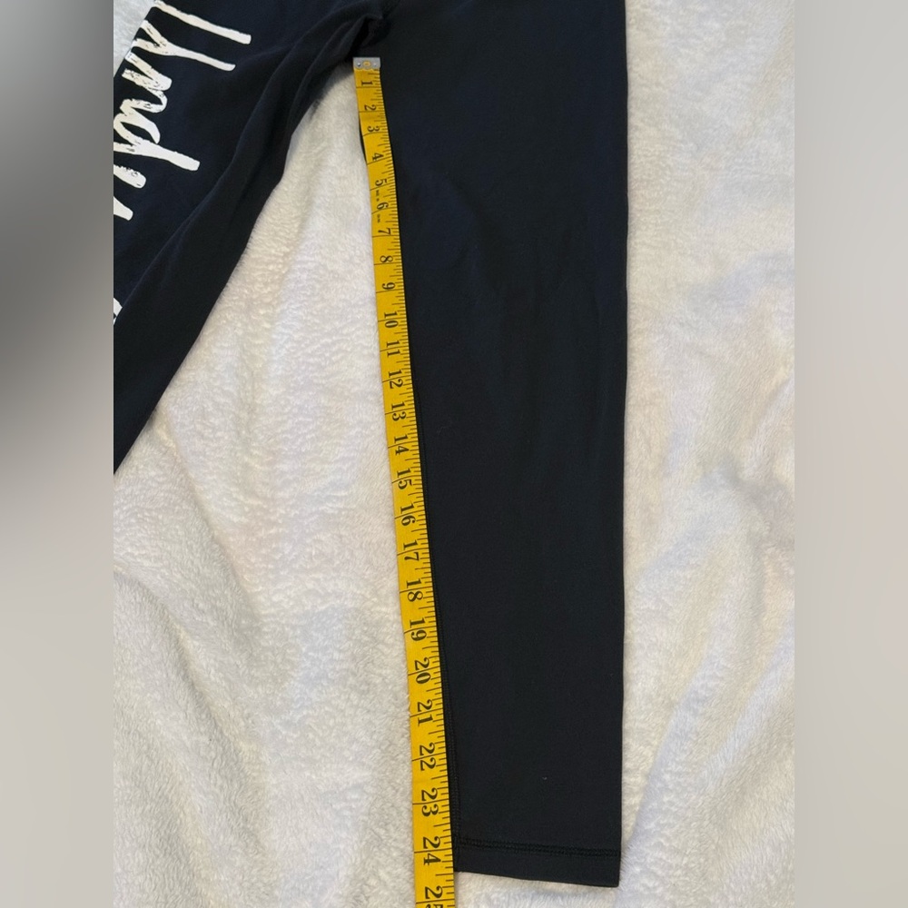 Under Armour Black Leggings with White ‘Under Armour’ Script - Picture 2 of 7